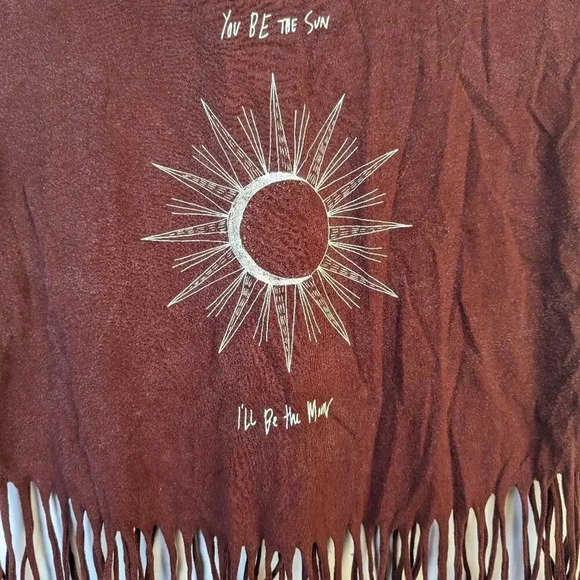 American Eagle Outfitters Fringed Tee Shirt / XS - Picture 3 of 5